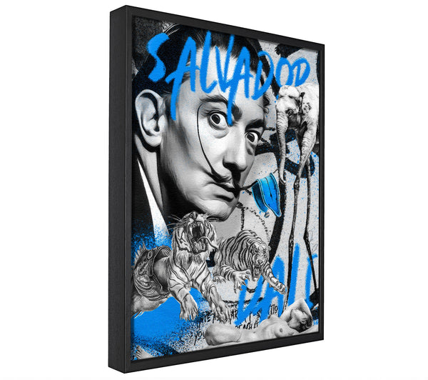 A picture of a Salvator Dali Twisted Fate framed canvas print sold by Wallart-Direct.co.uk