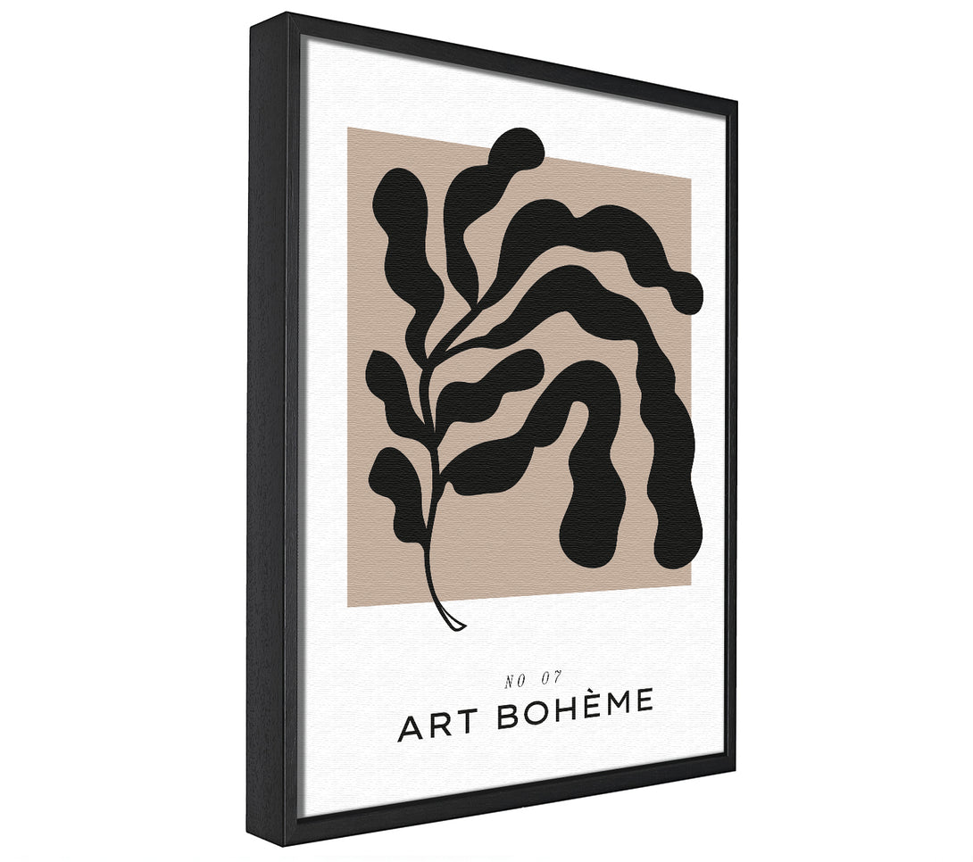 A picture of a Matisse Style Plant framed canvas print sold by Wallart-Direct.co.uk