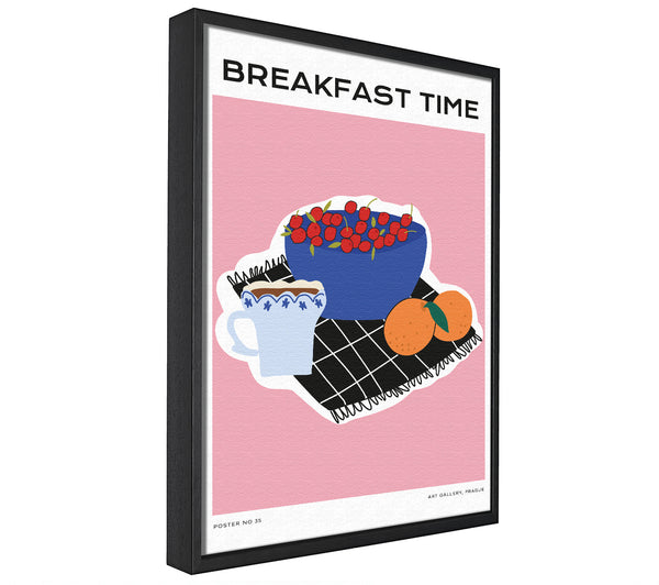 A picture of a Breakfast Time framed canvas print sold by Wallart-Direct.co.uk