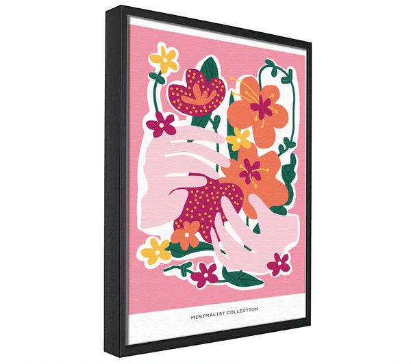 A picture of a Hands Of Flowers framed canvas print sold by Wallart-Direct.co.uk