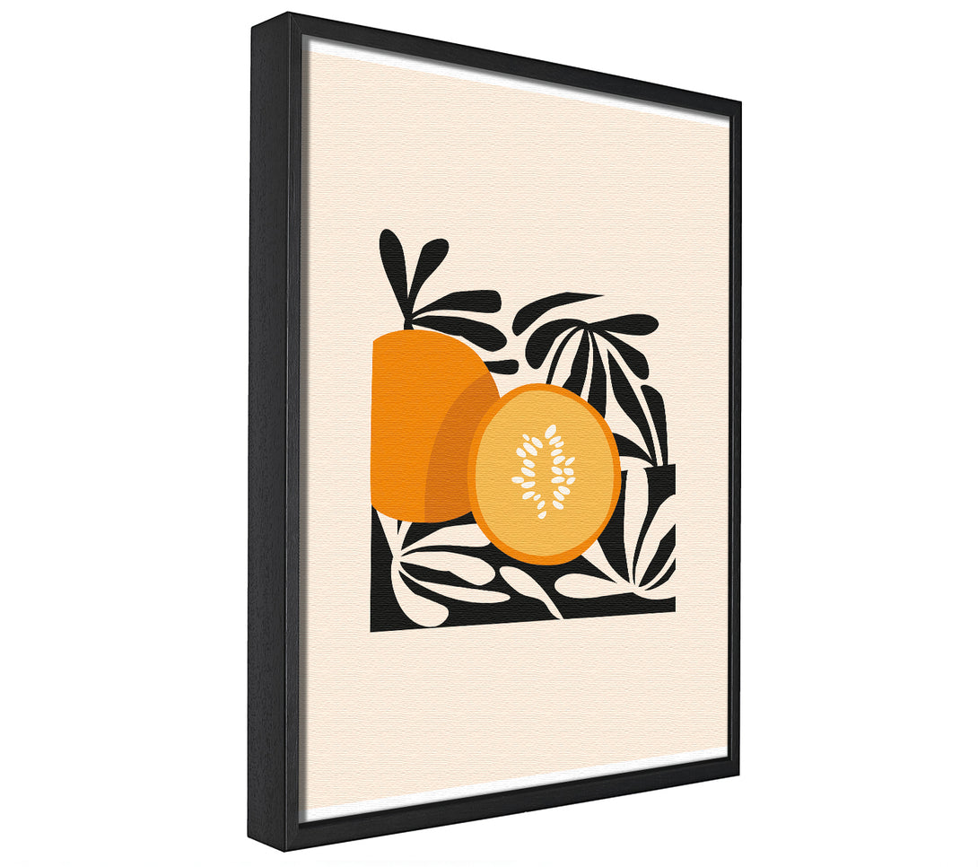 A picture of a Hello Pumpkin framed canvas print sold by Wallart-Direct.co.uk