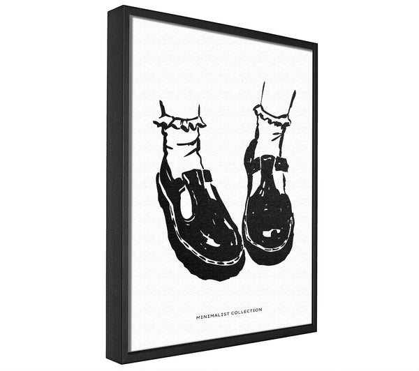 A picture of a Dolly Shoes framed canvas print sold by Wallart-Direct.co.uk