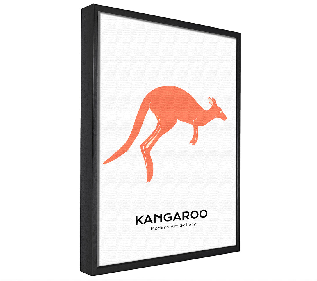 A picture of a Kangaroo Bounce framed canvas print sold by Wallart-Direct.co.uk