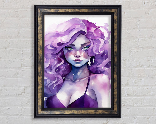 Amethyst Watercolour