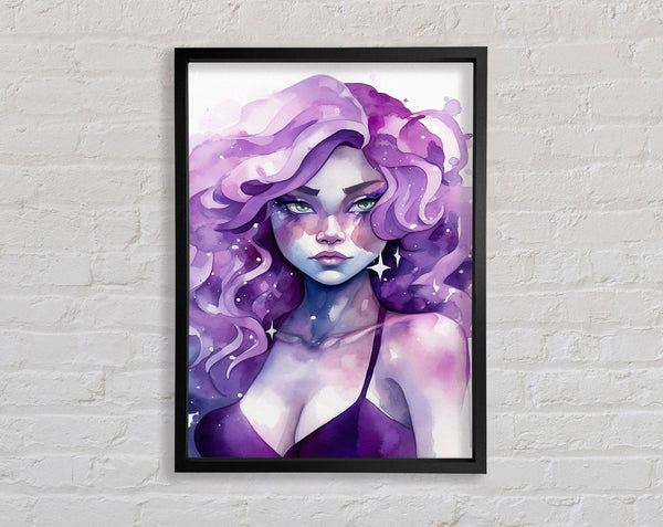 Amethyst Watercolour