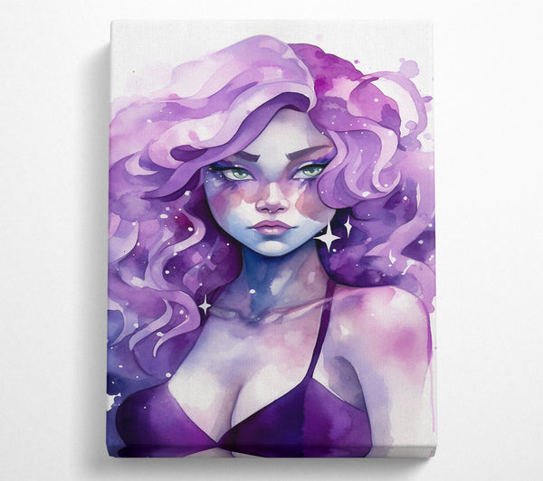 Amethyst Watercolour