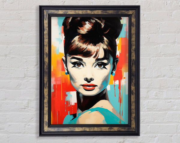 Audrey Hepburn Abstract