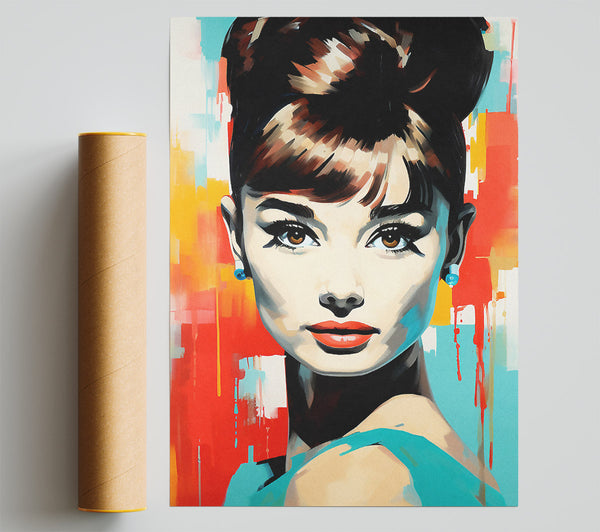 Audrey Hepburn Abstract