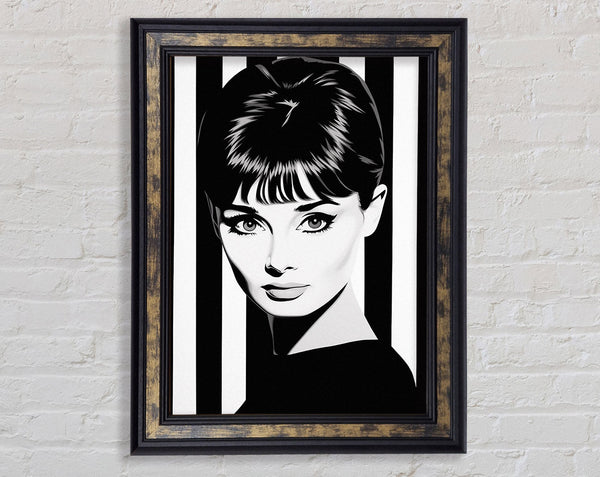 Audrey Hepburn Stripes