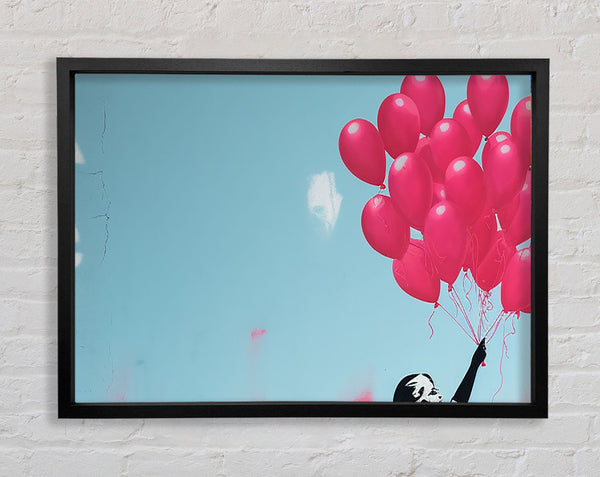 Balloon Girl Pink Banksy