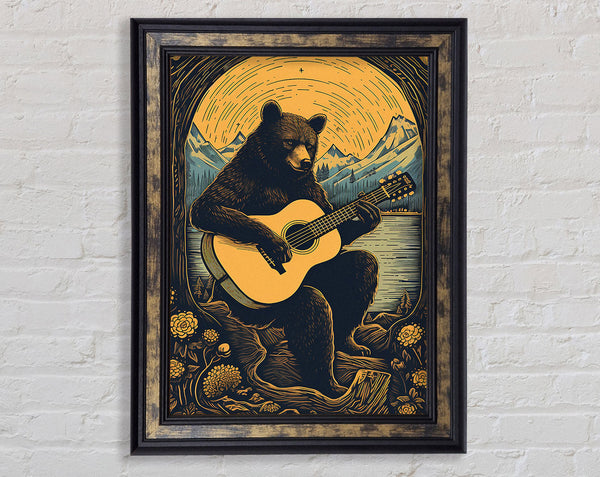 Bear Playing Guitar