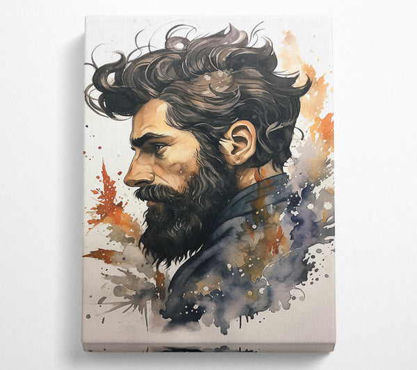 Bearded Man Watercolour