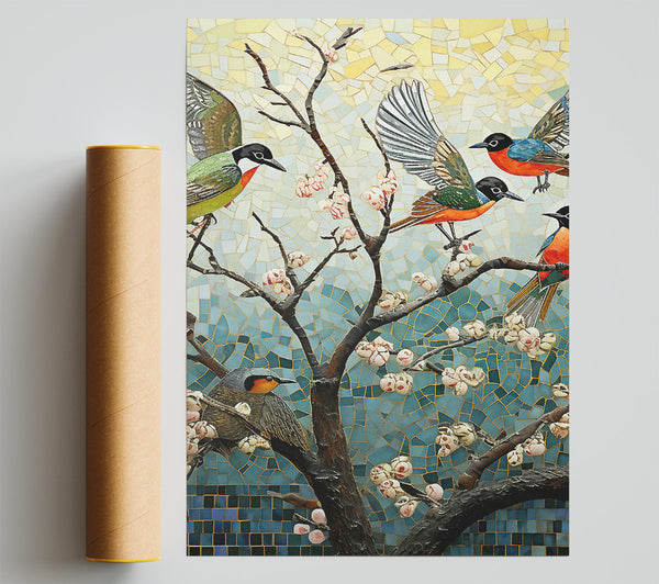 Bird Tree Mosaic