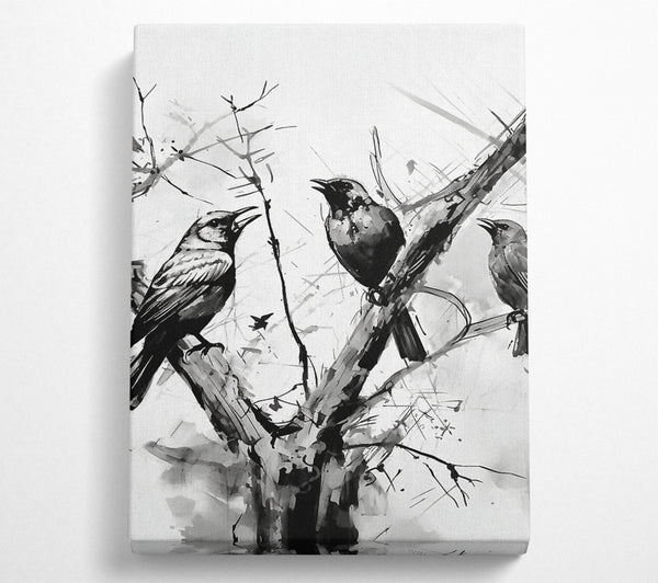 Birds Singing In The Tree