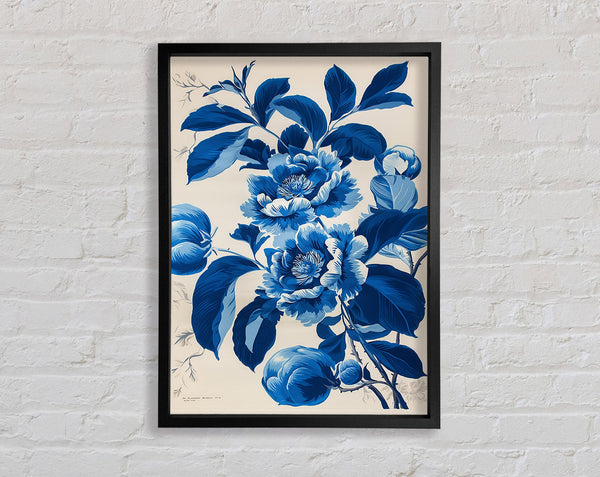 Blue Flowers Antique