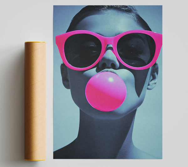 Bubble Gum Pink Sunglasses Woman