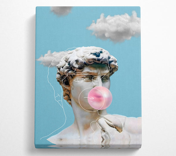 Bubblegum Greek Statue