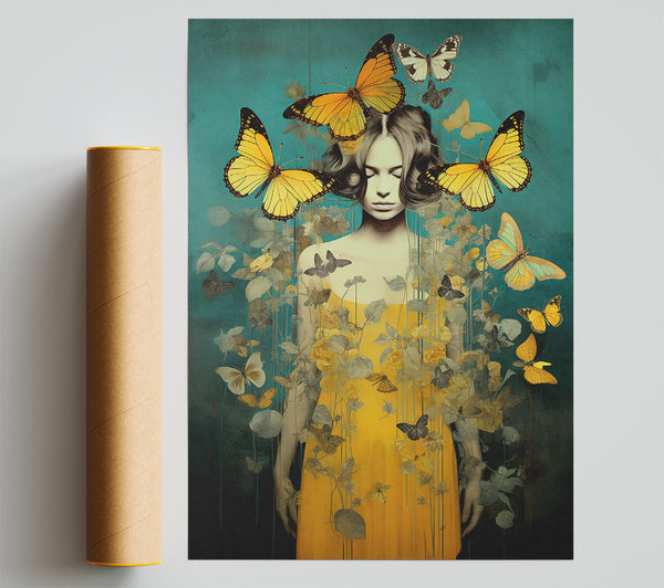 Butterfly Yellow Woman