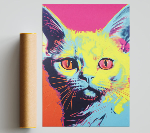 Cat Pop Art