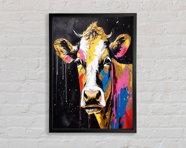 Cow Paint Splash