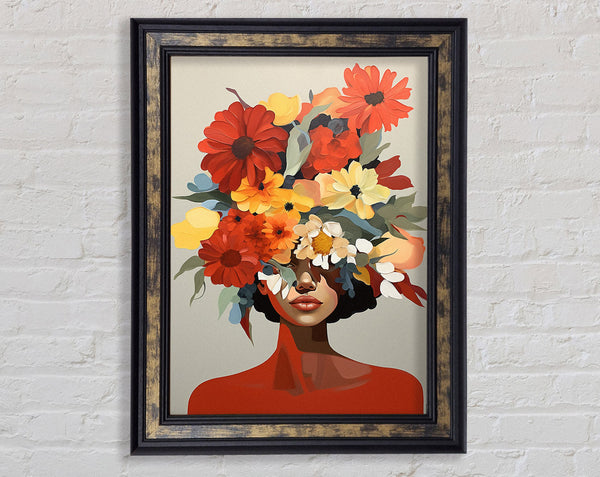 Flower Head Lady