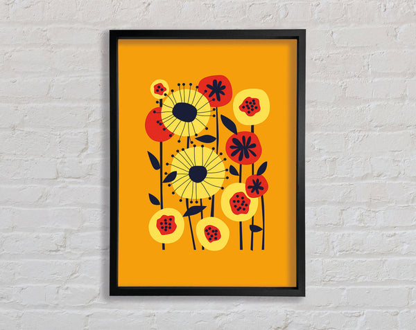 Flowers Yellow And Orange Boho