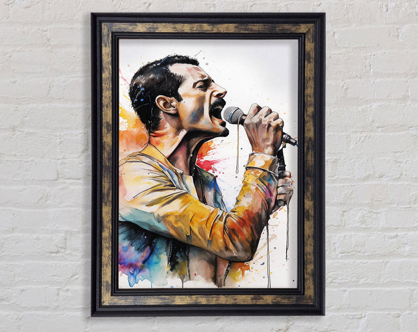 Freddie Mercury Watercolour