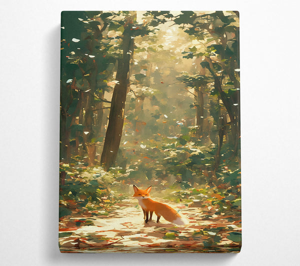 Golden Fox In The Woods