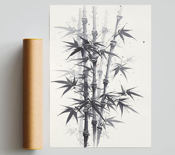 Black Ink Bamboo Grove