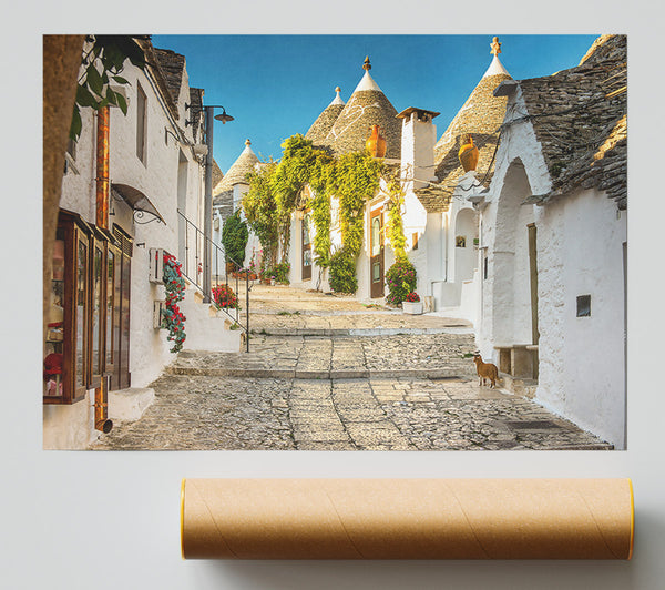 Whitewashed Italian Village