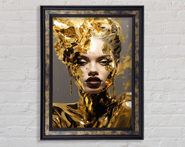 Gold Foil Lady