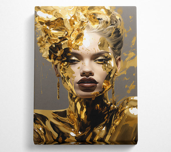 Gold Foil Lady