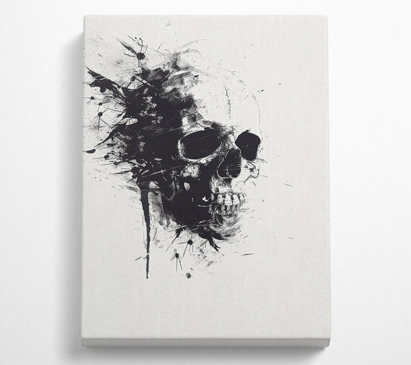 Black Skull Spatter