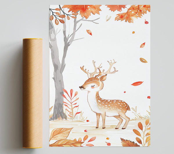 Orange Autumn Fawn