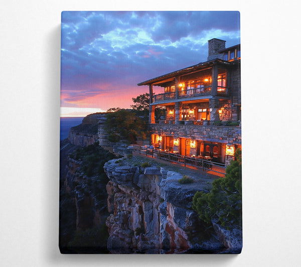 Blue Sky Cliffside Cabin