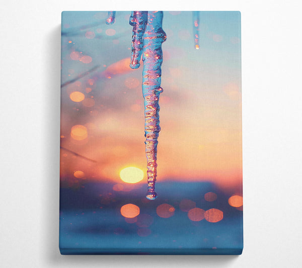 Blue Sunset Icicle