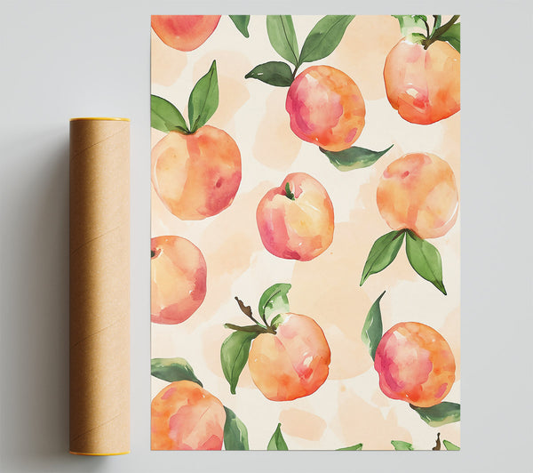 Peachy Watercolor Dreams