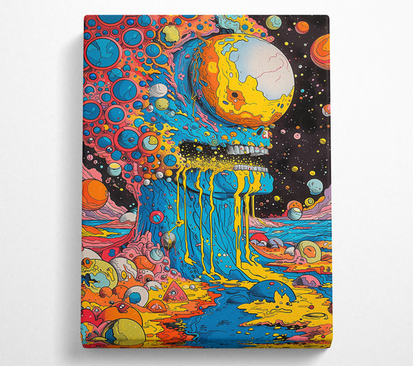 Yellow Cosmic Dripping