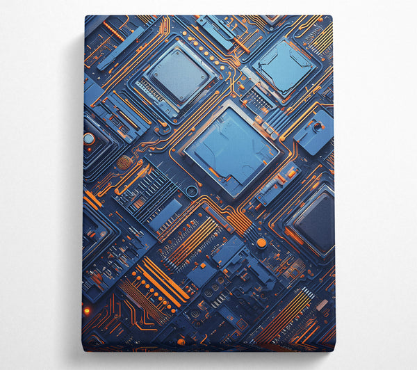 Blue Circuitry Dreamscape