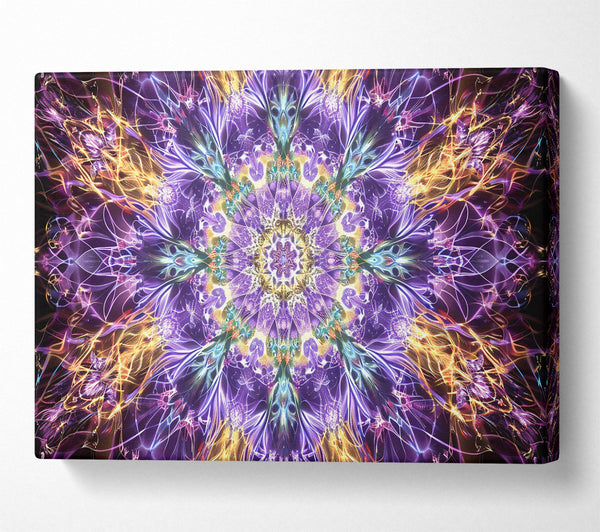 Purple Cosmic Mandala