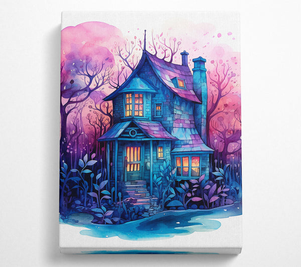 Haunted House Purple