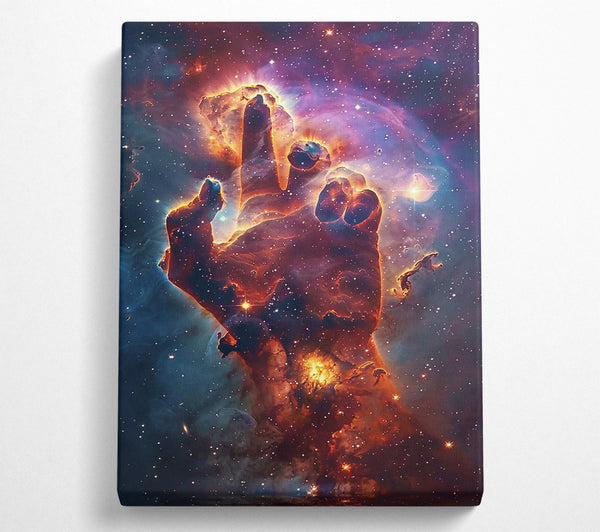 Cosmic Orange Hand