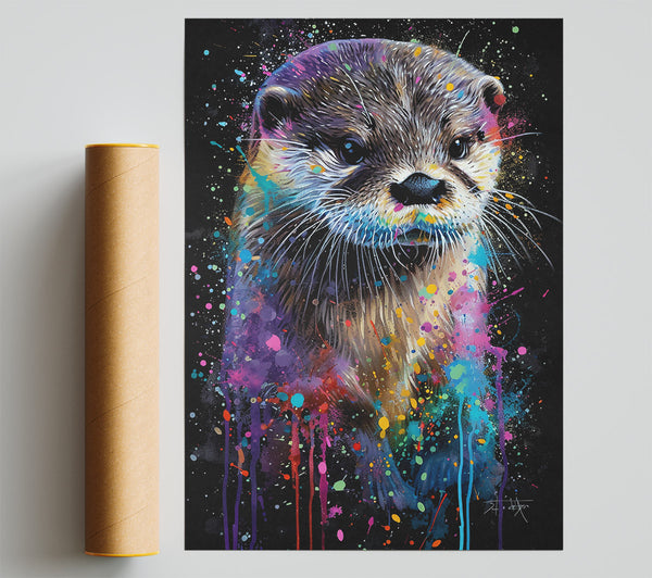 Blue Otter Splash