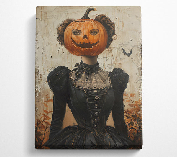 Orange Pumpkin Lady