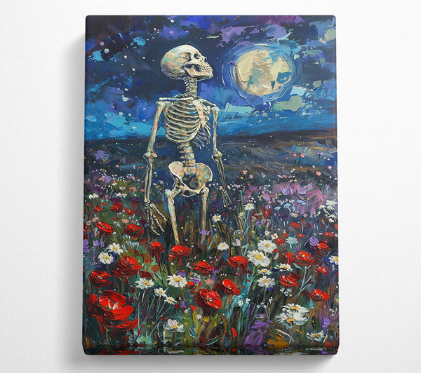 Blue Moon Skeleton Flowers