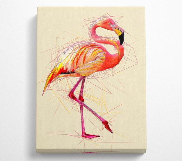 Pink Flamingo Lines