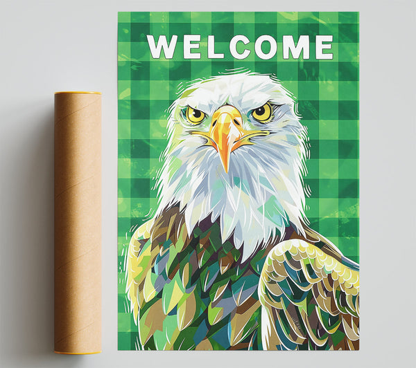 Green Welcome Eagle