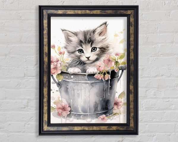 Kitten Flower Pot