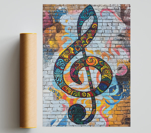 Yellow Brick Treble Clef