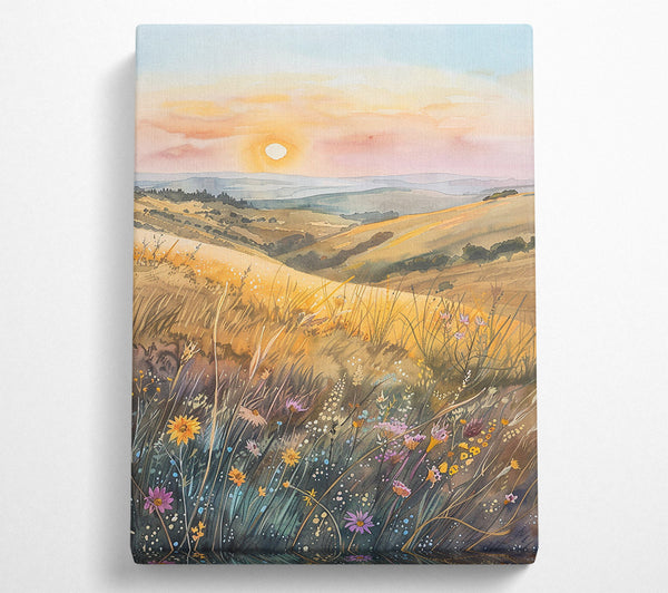 Golden Sunset Fields